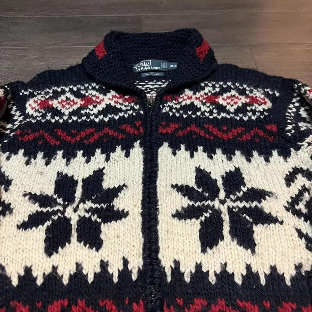 Vintage Polo Ralph Lauren Cowichan Sweater RARE - Picture 4 of 7